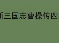 新三国志曹操传四象白虎第五关怎么过,新三国志曹操传四象白虎第五关阵容