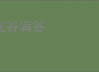 在谷满谷