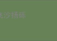 飞沙扬砾