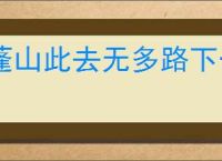 蓬山此去无多路下一句
