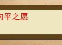 向平之愿