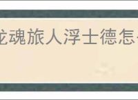 龙魂旅人浮士德怎么玩,龙魂旅人浮士德搭配推荐