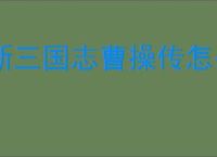 新三国志曹操传怎么过军营演武五,新三国志曹操传军营演武五关卡流程