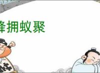 蜂拥蚁聚