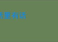 话里有话