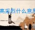 兴高采烈什么意思