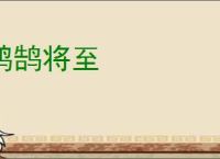 鸿鹄将至