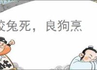 狡兔死，良狗烹