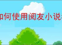 如何使用阅友小说看小说