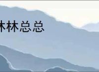 林林总总