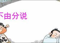 不由分说