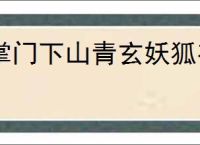 掌门下山青玄妖狐有哪些技能,掌门下山青玄妖狐打法攻略