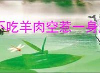 不吃羊肉空惹一身膻