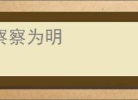 察察为明