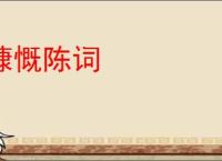 慷慨陈词