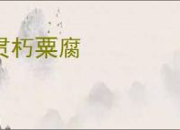 贯朽粟腐