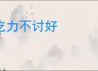 吃力不讨好