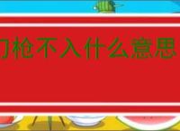 刀枪不入什么意思