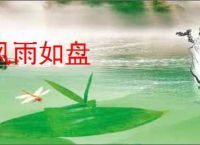 风雨如盘