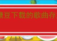 糖豆下载的歌曲存放在哪