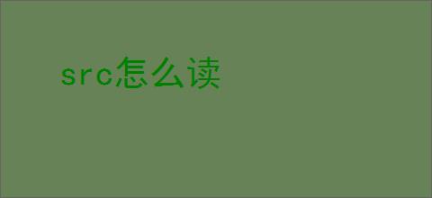 src怎么读