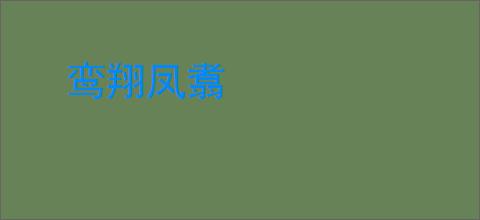鸾翔凤翥