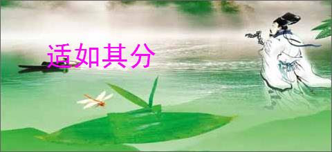 适如其分