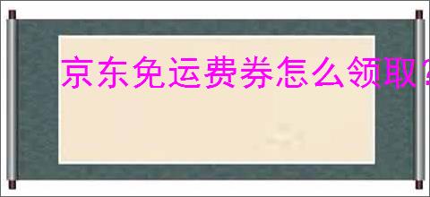 京东免运费券怎么领取？有哪些优惠让你购物更省钱？