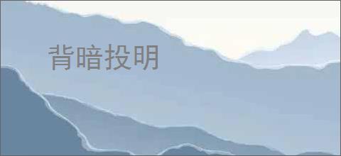 背暗投明