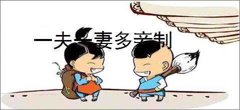 一夫一妻多妾制
