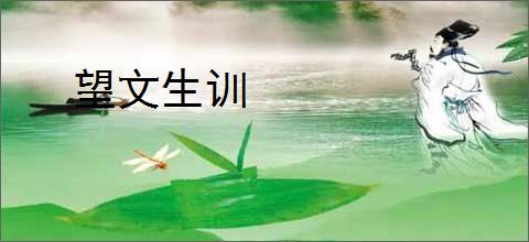 望文生训