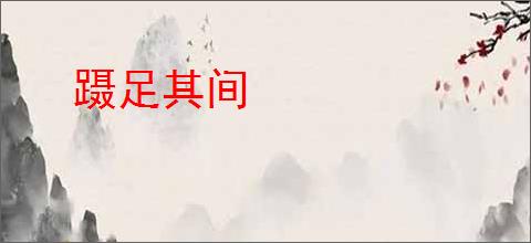 蹑足其间