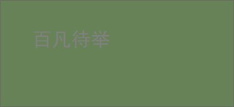 百凡待举