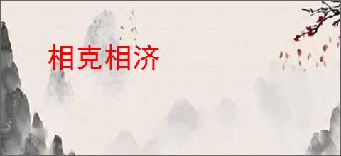 相克相济