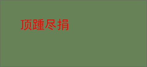 顶踵尽捐