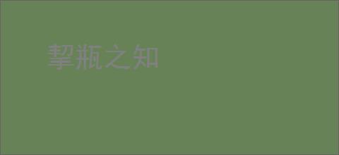 挈瓶之知
