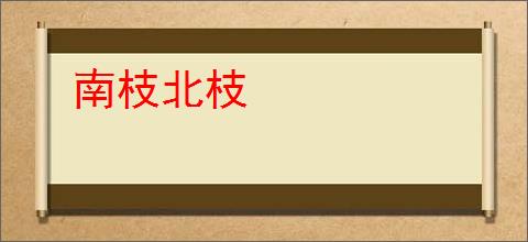 南枝北枝