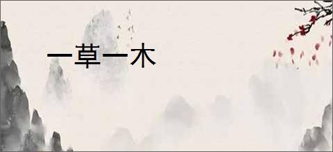 一草一木