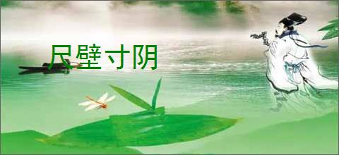 尺壁寸阴