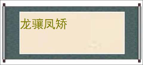 龙骧凤矫