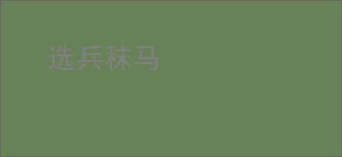 选兵秣马
