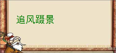 追风蹑景