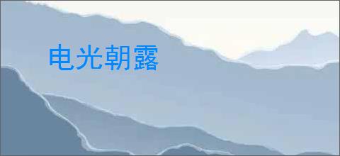 电光朝露