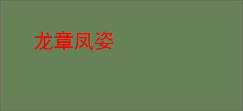 龙章凤姿