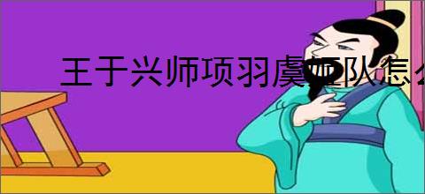 王于兴师项羽虞姬队怎么玩,王于兴师项羽虞姬阵容推荐