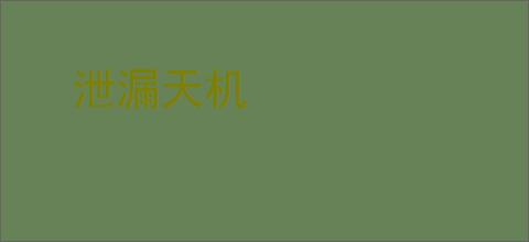 泄漏天机