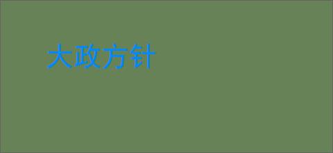 大政方针