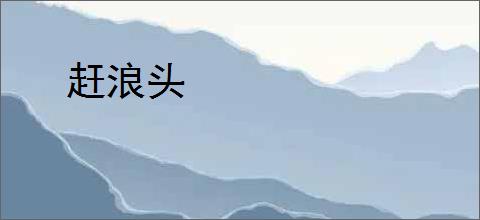 赶浪头