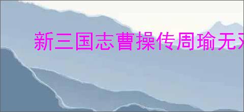 新三国志曹操传周瑜无双试炼3怎么过,新三国志曹操传周瑜试炼3打法