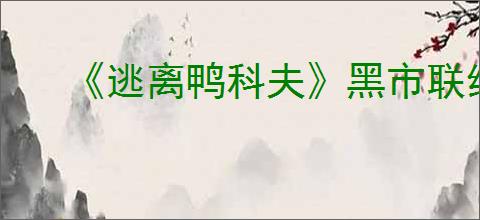 《逃离鸭科夫》黑市联络笔记快速获得方法